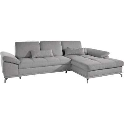 Picture of Bianco Modern L-Shaped Sectional – Natural Wood Base