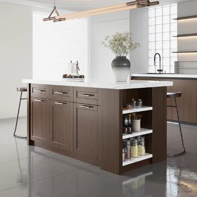 Grata Kitchen Island with Storage