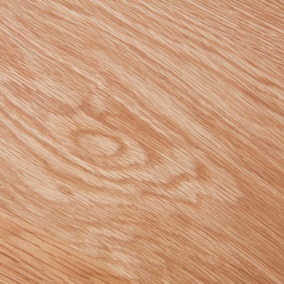 صورة وحدة تلفزيون لوكلير – خشب طبيعي وراتان مع أبواب منزلقة