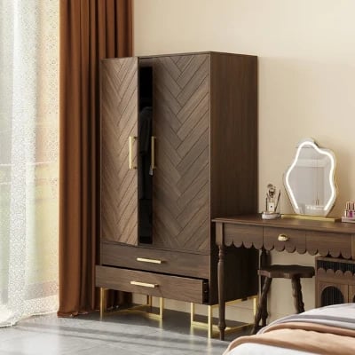 Picture of Gucci Elegant wardrobe Natural wood