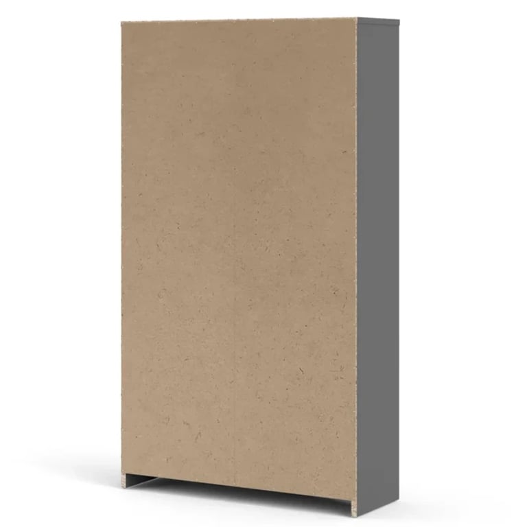 Dark Gray 18 Pairs Manufactured Wood Shoe Storage Cabinet