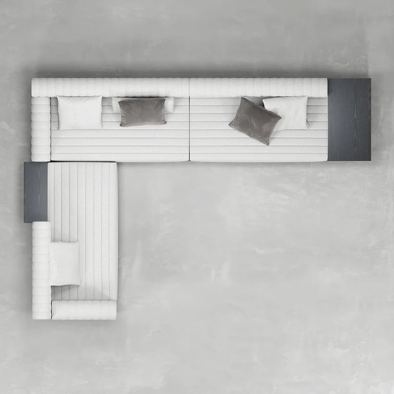 Picture of Cavallo L-Shaped Sectional – Natural Wood