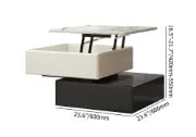 Picture of Elevia Lift-Top Coffee Table – Smart Functionality in Natural Wood