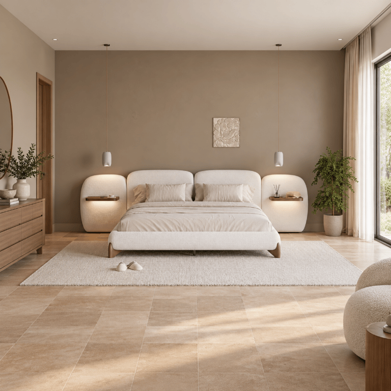 Picture of Serenity Upholstered Bed – Modern Comfort & Style
