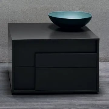 Picture of Kay Nightstand natural wood with 2 drawers