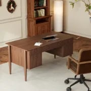 Lorianno – Elegant Natural Wood Desk