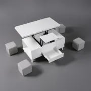 Picture of Smila Multifunctional Natural Wood Coffee table - 5 pieces