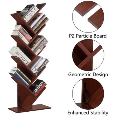 Picture of Pibble 9 -Tier Standard Bookcase - Brown