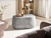 Mavli - Soft Oval Pouf Table