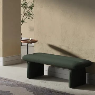 Vrace – Curved Calm Entryway Bench
