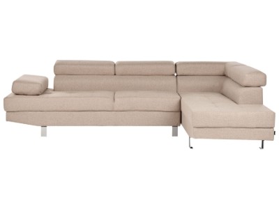 Picture of Norrea Corner Sofa – Natural Wood Frame with Adjustable Headrests