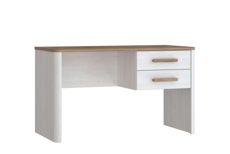 Picture of Élora Modern Desk with 2 Drawers – Natural Wood