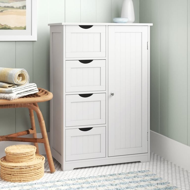 Manske Free-Standing Bathroom Cabinet