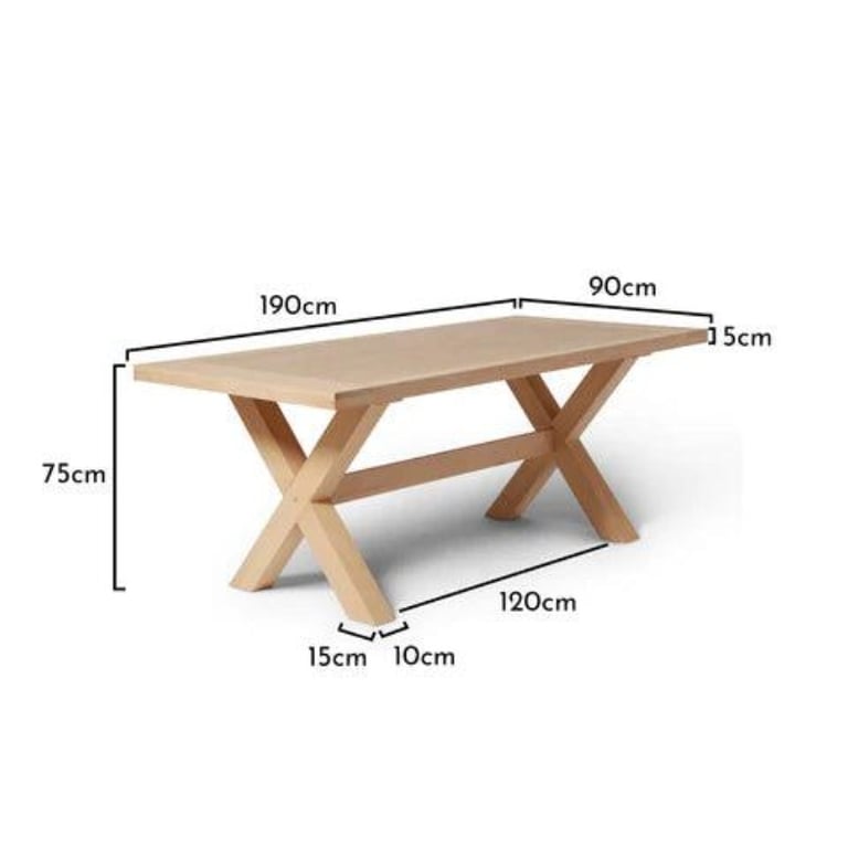 Picture of Tavilo Dining Table – Natural Wood