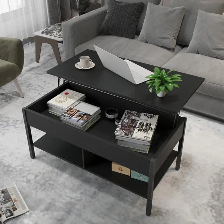 Gilbertville Lift Top 4 Legs 1 Coffee Table with Storage