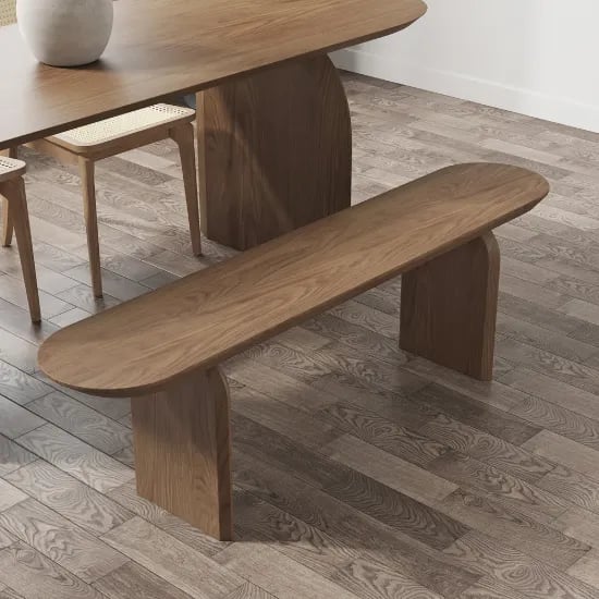 Picture of Nero Natural  Wood Dining Bench – Durable Elegance