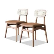 صورة كرسي نيفو الاسكندنافي بظهر من الخيزران