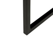 صورة كرسي ڤيونا بذراعين – تصميم أنيق بإطار أسود وتنجيد فاخر