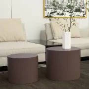 صورة آڤارا  طاولات متداخلة دائرية من الخشب الطبيعي