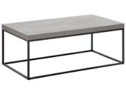 Picture of Delano Natural Wood Coffee Table with A Metal Frame
