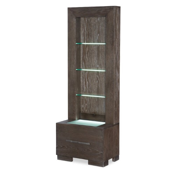 Wayland 1 - Drawer Nightstand in Brown