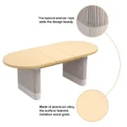 Picture of Veridian outdoor dining set – Natural Wood