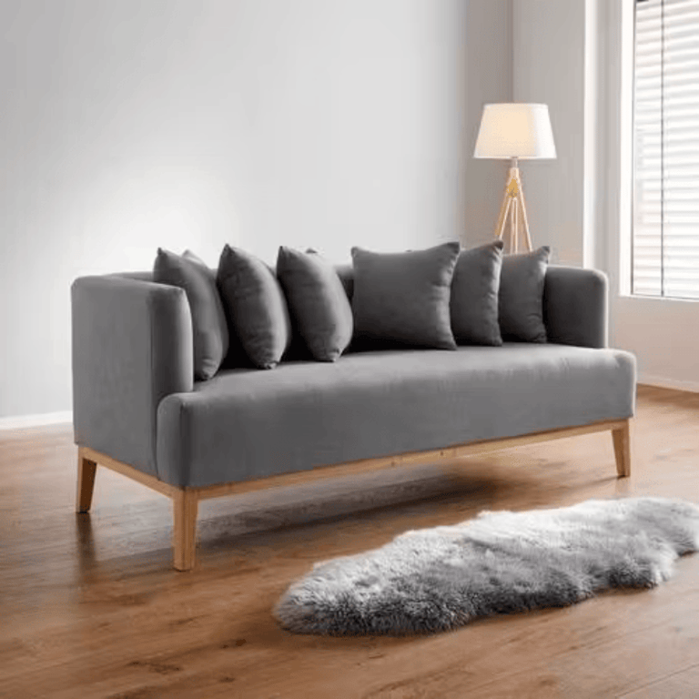 Picture of Sofa "Lenora" – Natural Wood