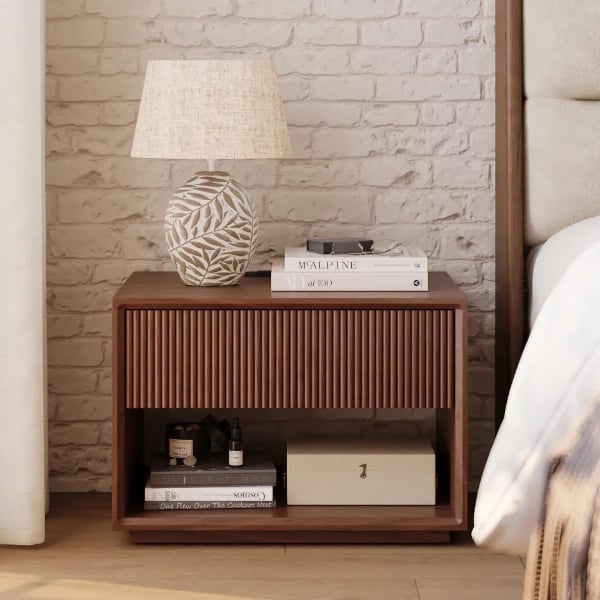 Picture of Clémence Natural Wood - Side Table.