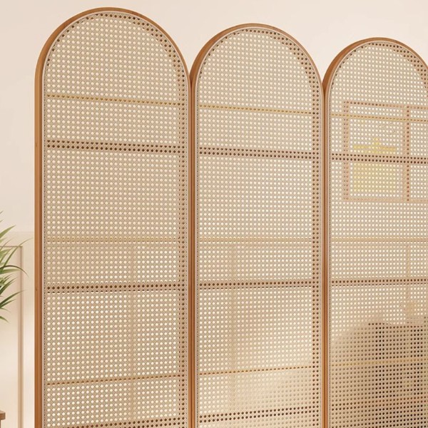 Avena Wooden Room Divider – Natural Woven Design
