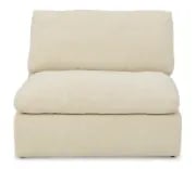 صورة تڤاني كنبة ركنية على شكل حرف الـ – قاعدة من الخشب الطبيعي