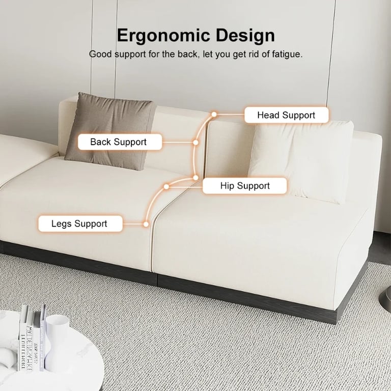 Picture of Sandro L-Shaped Sectional – Natural Wood