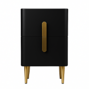 Picture of Inarrow Modern Nightstand Gold legs - 2 drawers