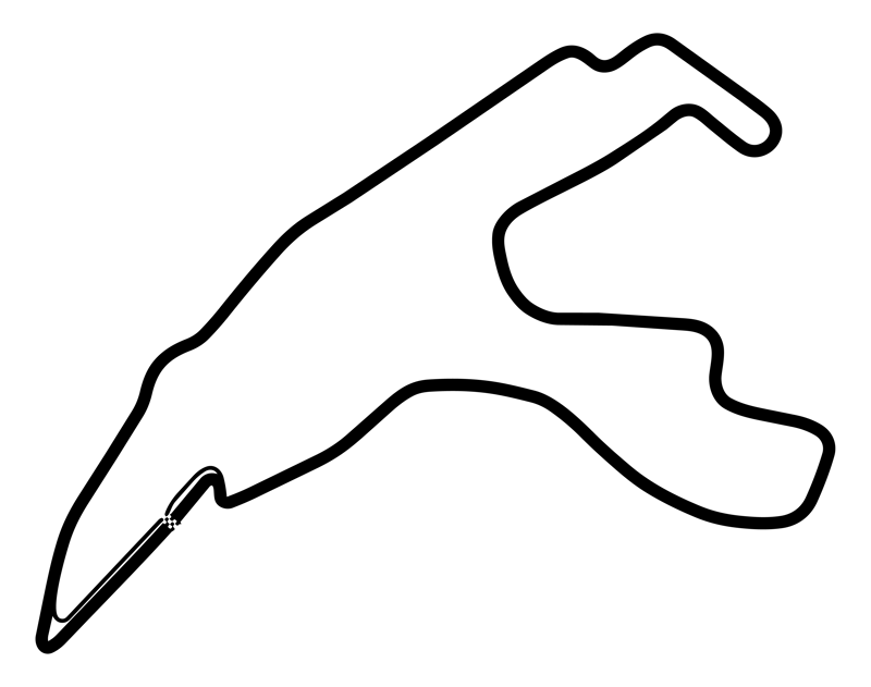 Spa-Francorchamps Track Outline