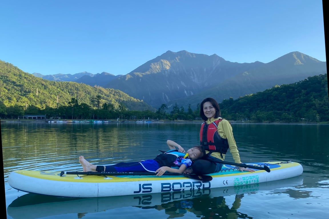 鯉魚潭 SUP 客人照片