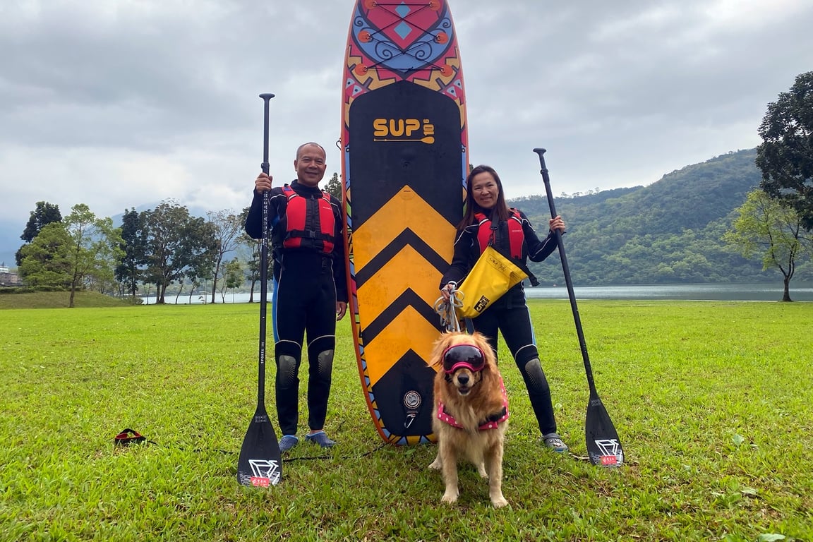 鯉魚潭 SUP 客人照片