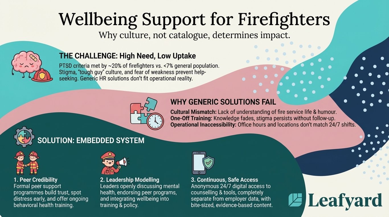 Employee Assistance Programme for Firefighters illustration