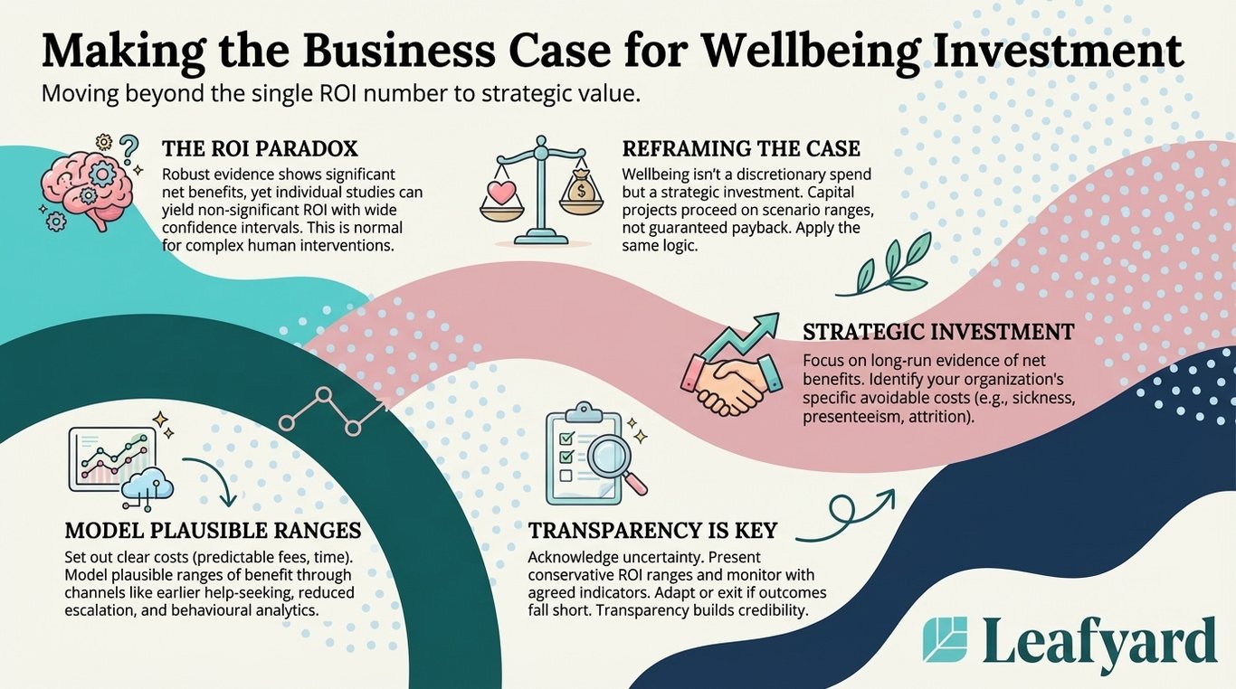 Making the Business Case for Wellbeing Investment illustration