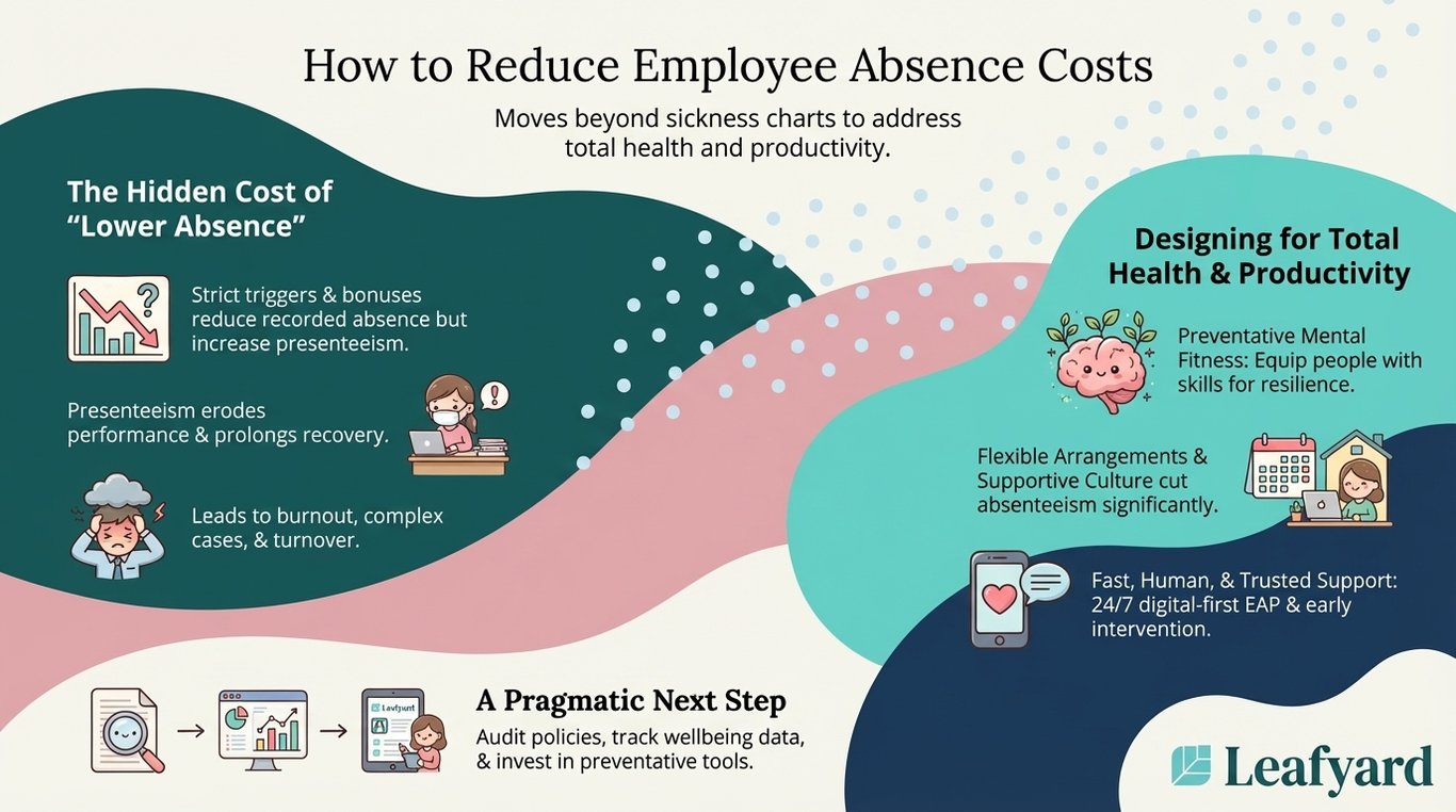 How to Reduce Employee Absence Costs illustration