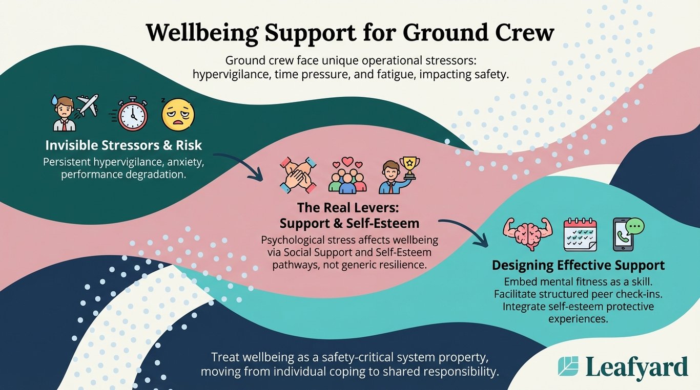 Wellbeing Support for Ground Crew illustration