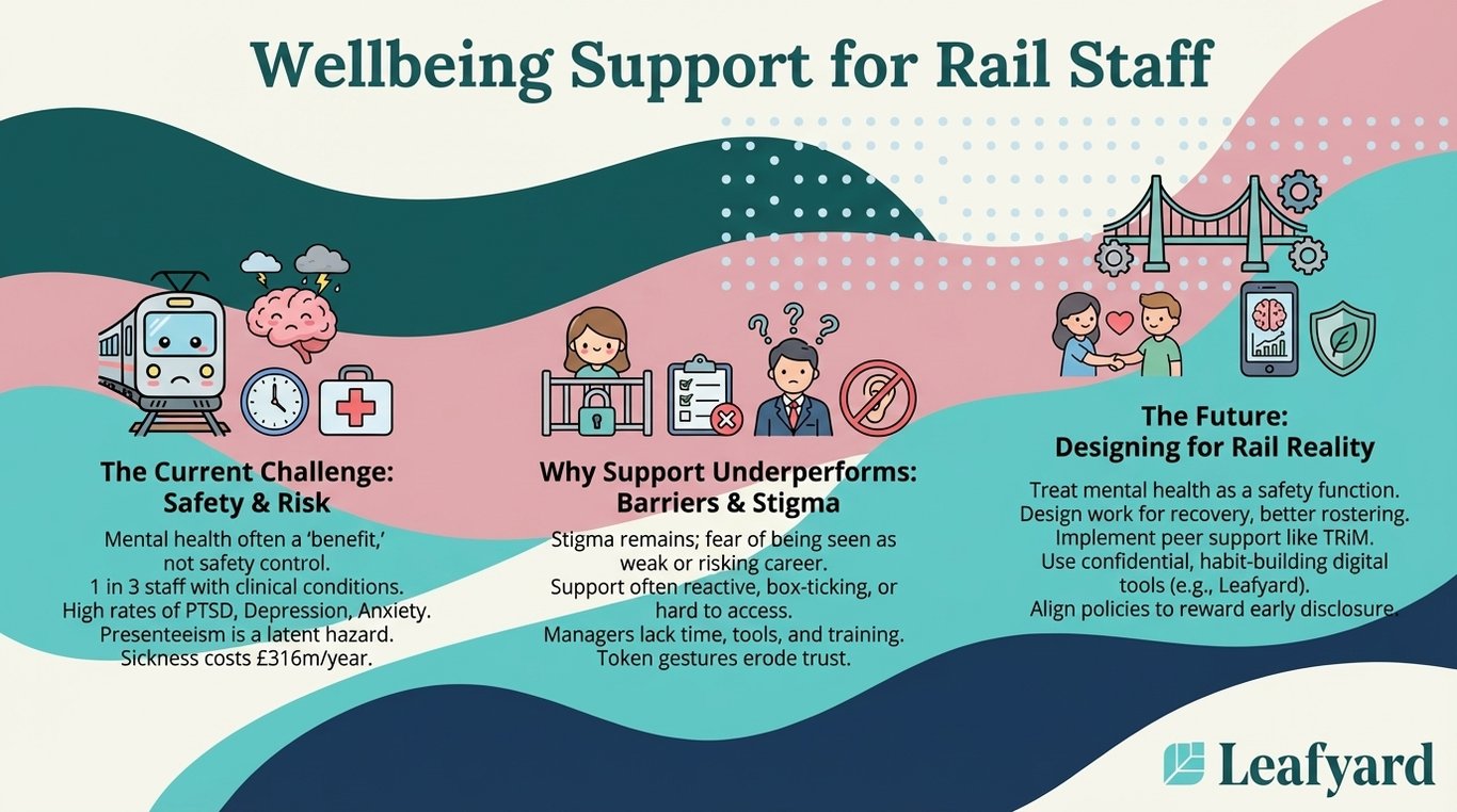 Wellbeing Support for Rail Staff illustration