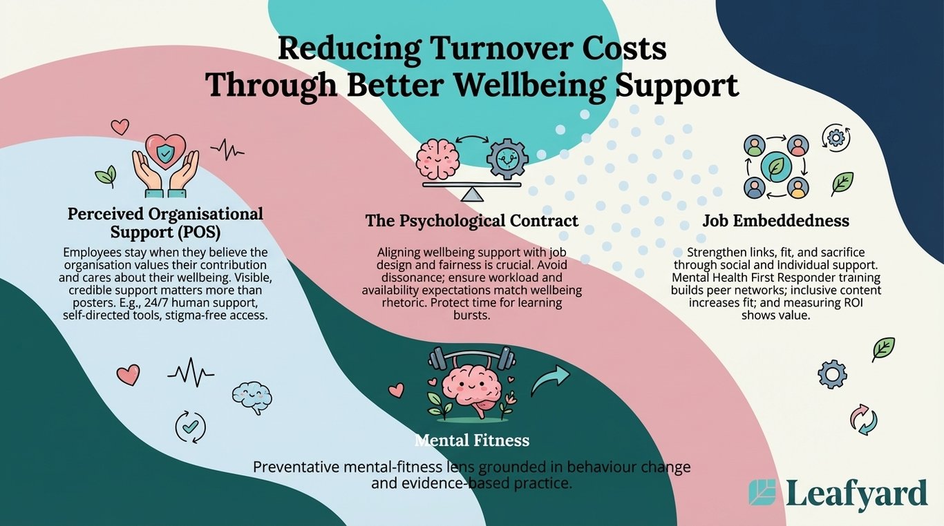 Reducing Turnover Costs Through Better Wellbeing Support illustration