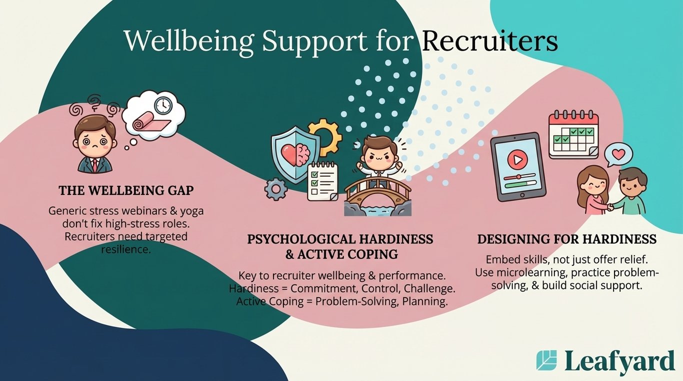 Wellbeing Support for Recruiters illustration
