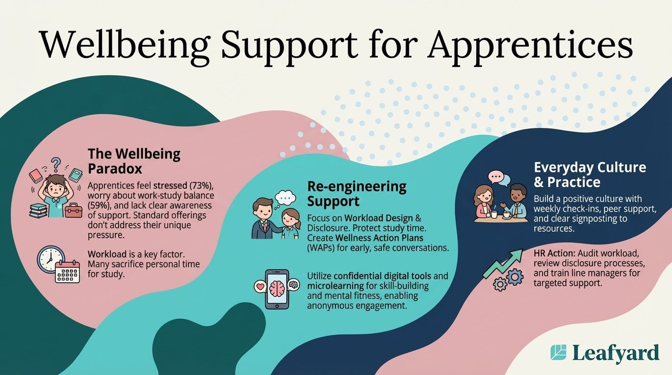 Wellbeing Support for Apprentices illustration