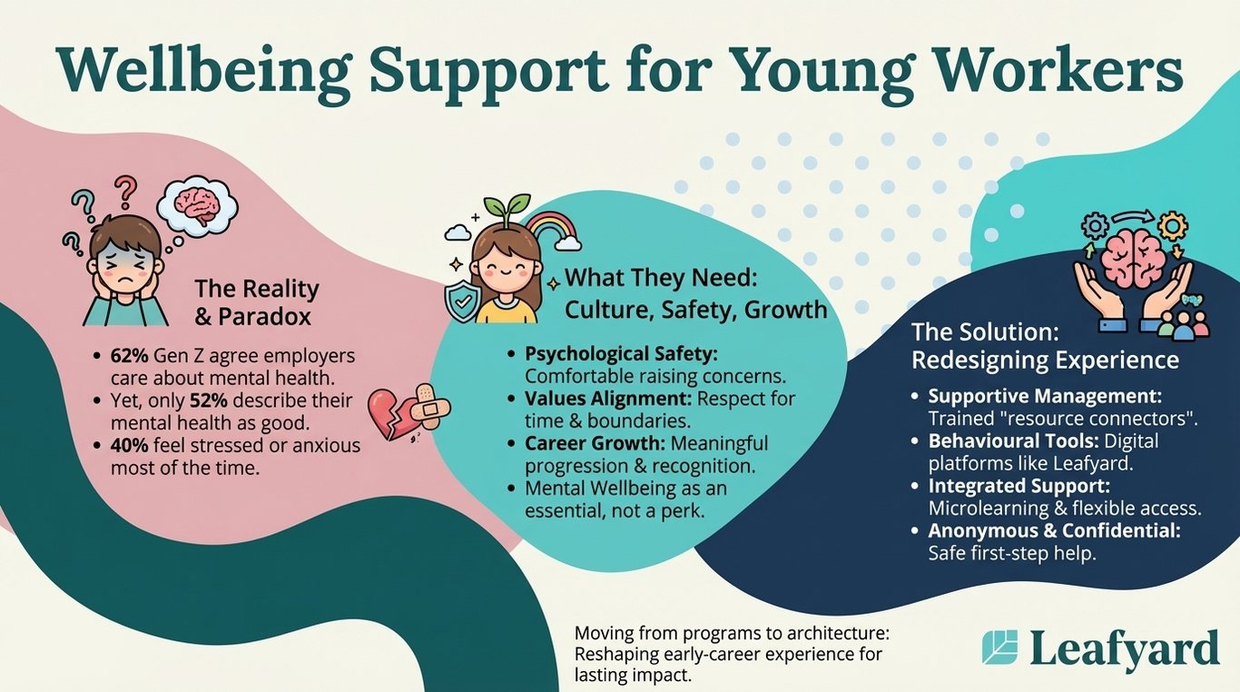 Wellbeing Support for Young Workers illustration