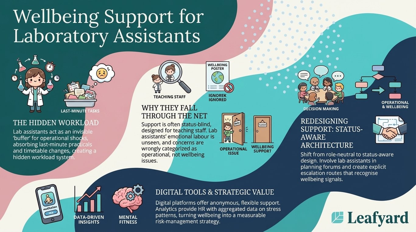 Wellbeing Support for Laboratory Assistants illustration