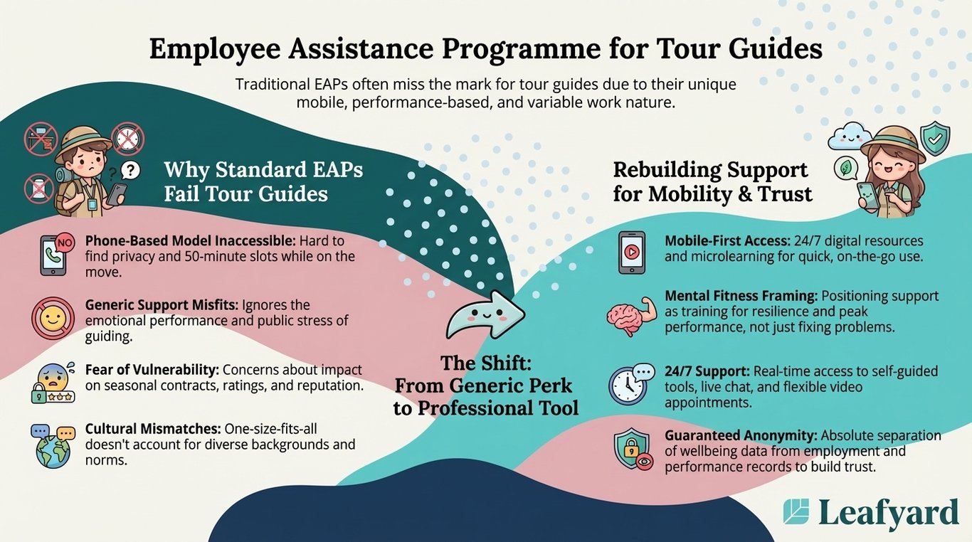 Employee Assistance Programme for Tour Guides illustration