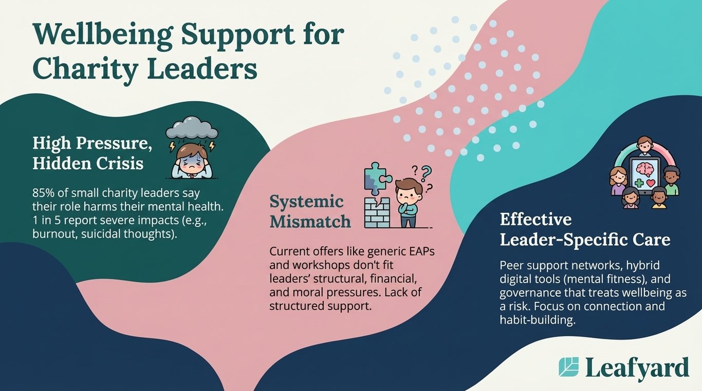 Wellbeing Support for Charity Leaders illustration