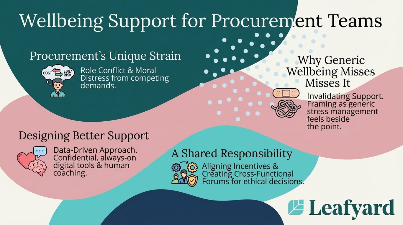 Wellbeing Support for Procurement Teams illustration