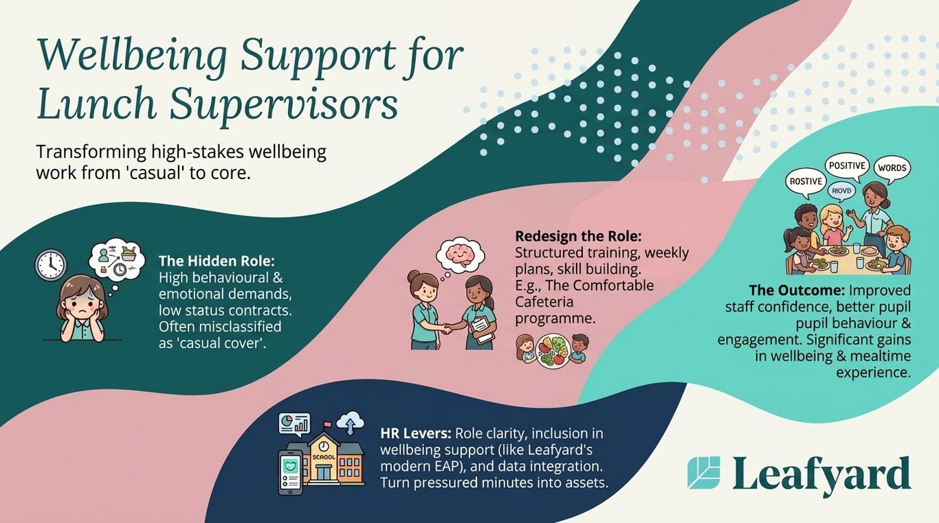 Employee Assistance Programme for Lunch Supervisors illustration