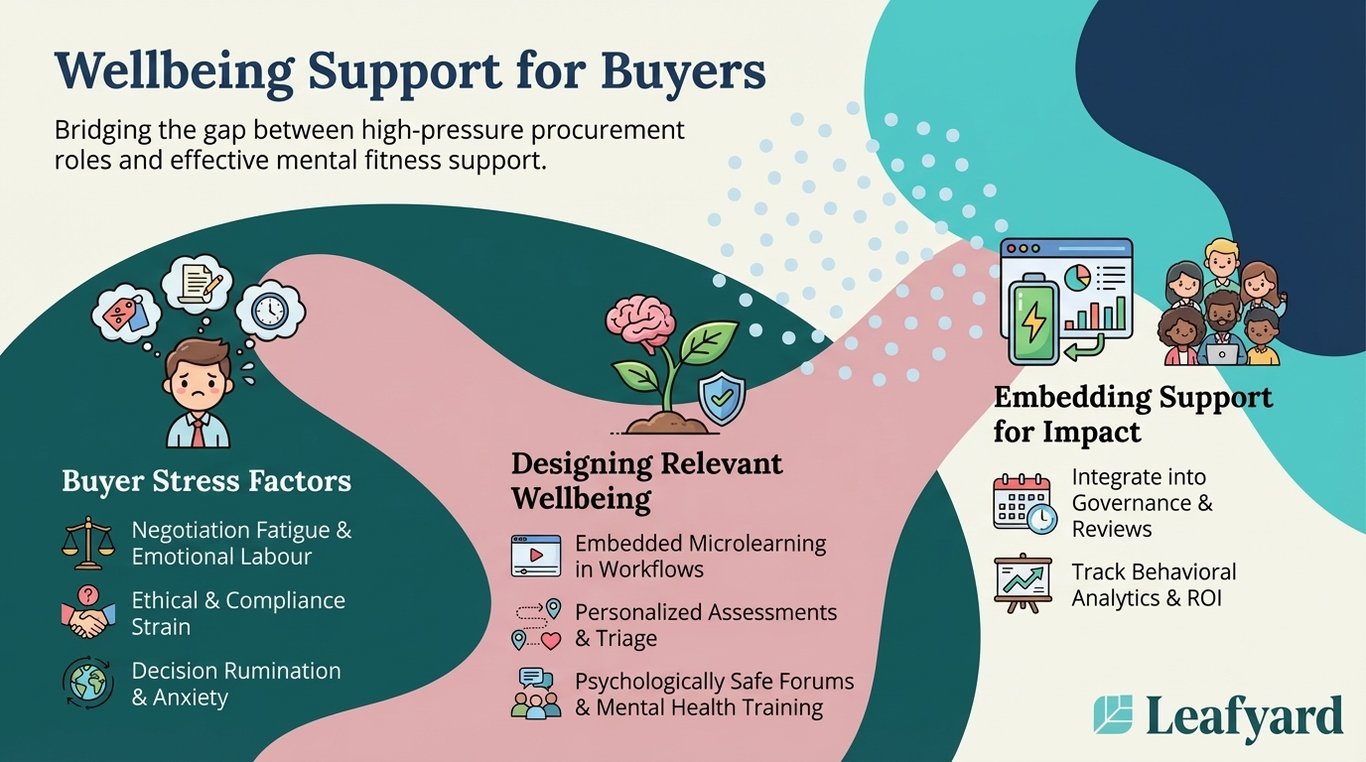 Wellbeing Support for Buyers illustration
